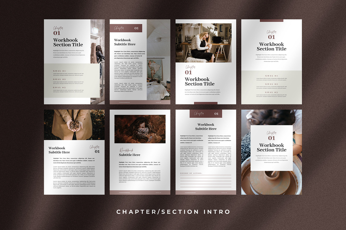 eCourse & Webinar Workbook Templates, a Magazine Template by AndrewPixel (Photo 7 of 12)