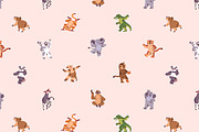 Funny animals dancing set, cards, an Animal Illustration by PaperTrident (Thumbnail 13 of 13)