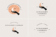 24 Celestial Logo Templates Pack, a Branding & Logo Template by amber&ink (Thumbnail 10 of 14)