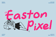 CS Easton Pixel, a Handwritten Font by Craft Supply Co. (Thumbnail 1 of 8)