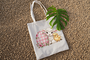Pink Easter Gingham Ceramic Clipart, an Object Illustration by KennedyStudio (Thumbnail 5 of 5)