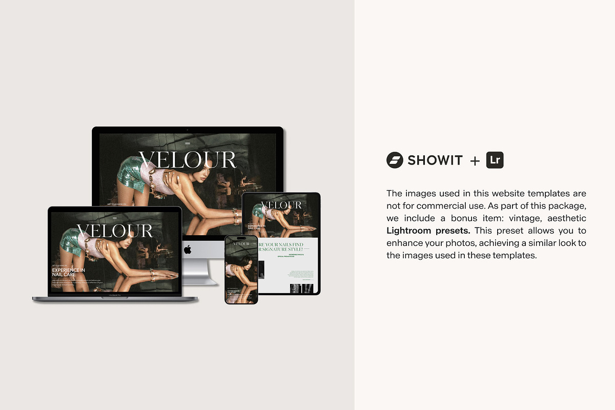 Velour | Showit Website Template, a Landing Page Template by Lavinia Visuals (Photo 6 of 9)