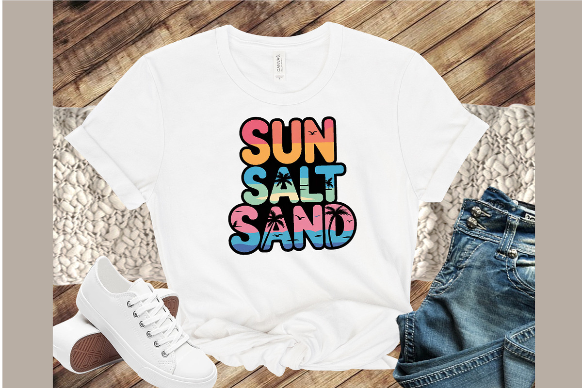 Sun Salt Sand PNG, Beach PNG, Summer, an Illustration by Sublimation Artist (Photo 4 of 6)