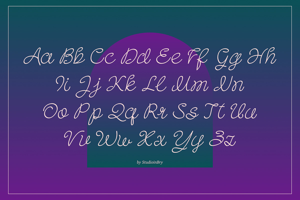 BRY Cafe Mafe - Handwritten Script, a Handwritten Font by StudioinBry (Photo 8 of 10)