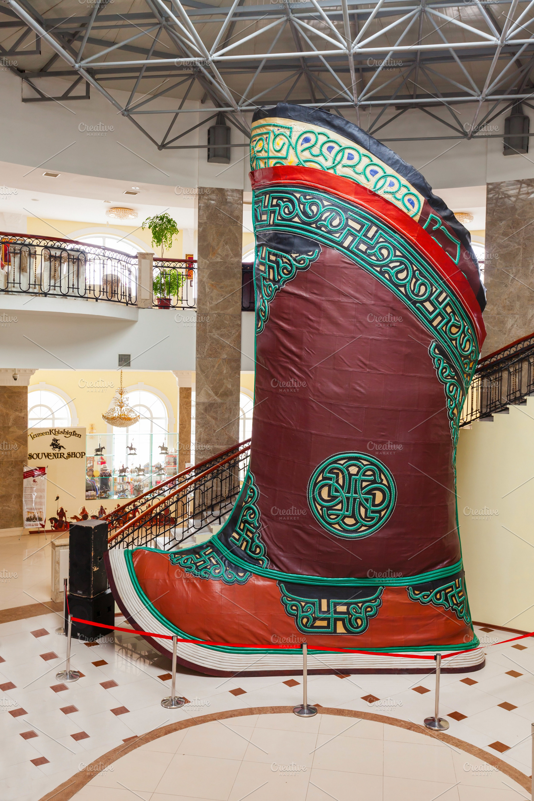 Genghis Khan boot, Ulaanbaatar, a Photo by saiko3p