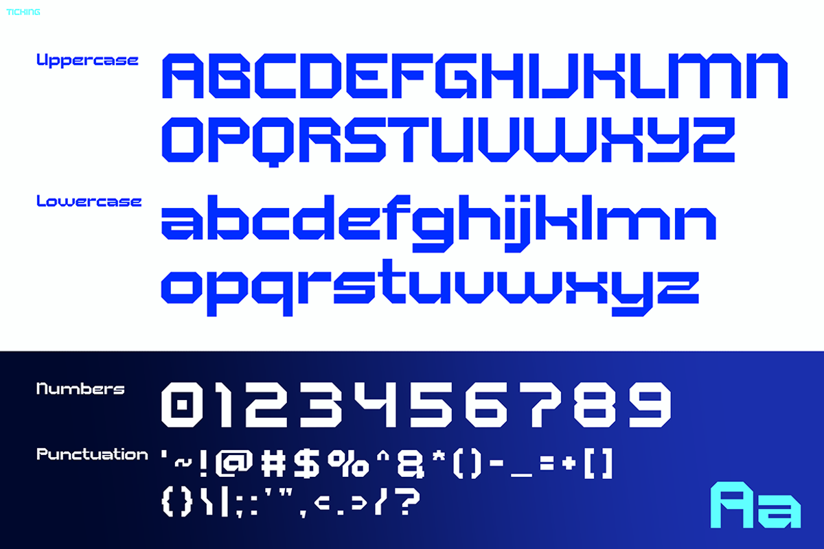 Ticking, a Sans Serif Font by Pinisi ART (Photo 2 of 10)