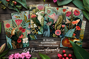 Art Nouveau Animals Illustrations, a Background Graphic by Design Station (Thumbnail 1 of 5)