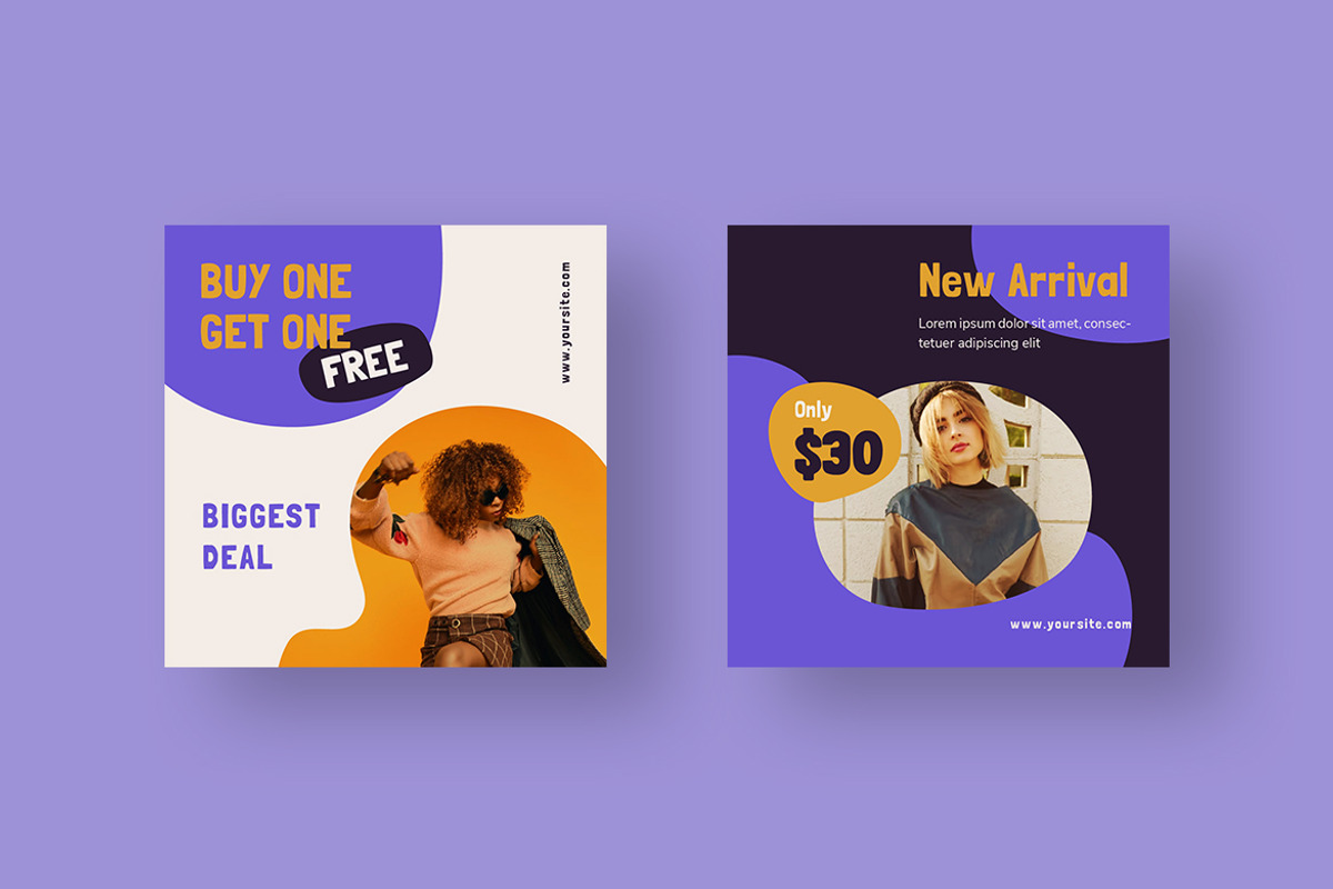 Thanksgiving Sale Instagram Post, a Social Media Template by MikroType Std (Photo 3 of 4)