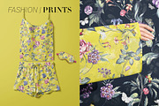 Jali Florals, Painted Watercolours!, a Pattern Graphic by Pink Linen (Thumbnail 3 of 9)