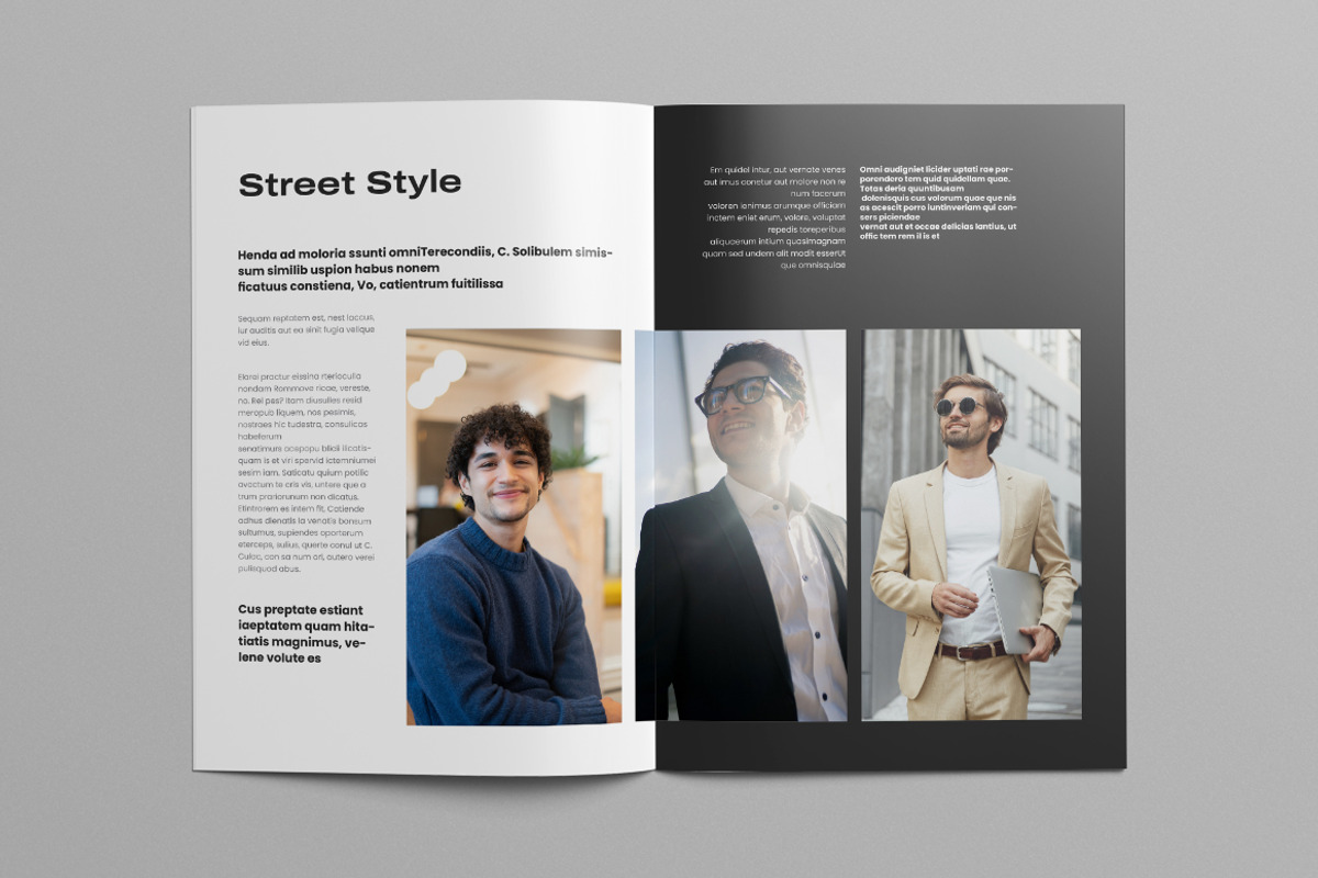 Photo Book Layout | Canva, a Magazine Template by Pixelpick (Photo 6 of 9)