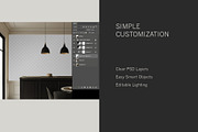 Dark Modern | Kitchen No. 3 Mockup, a Household Mockup by Blixa 6 Studios (Thumbnail 4 of 7)