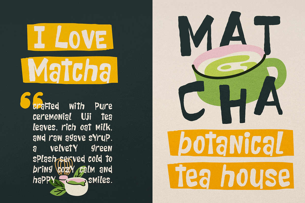 Kratzy Partay | Hand Drawn Display, a Handwritten Font by gracetype_studio (Photo 4 of 11)