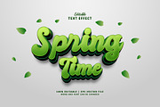Text Effect Spring Time, a Layer Style Add-On by Navy Graphic (Thumbnail 1 of 2)