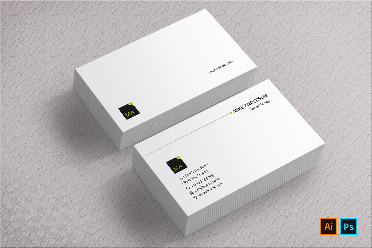 Minimal Business Card, a Business Card Template by designSultan (Photo 2 of 3)