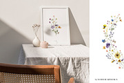 Tiny Flowers Pressed Floral Clipart, an Illustration by whiteheartdesign (Thumbnail 3 of 17)