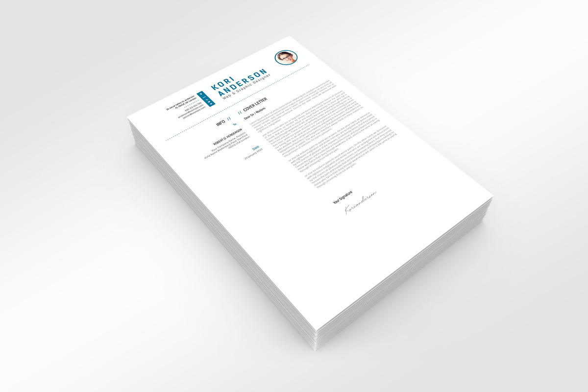 Creative Resume / CV Template, a Resume Template by BdThemes (Photo 2 of 3)