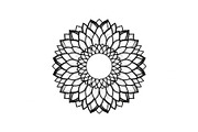 Floral Mandala Circle Frame Bundle, an Illustration by Gaye Art (Thumbnail 29 of 51)