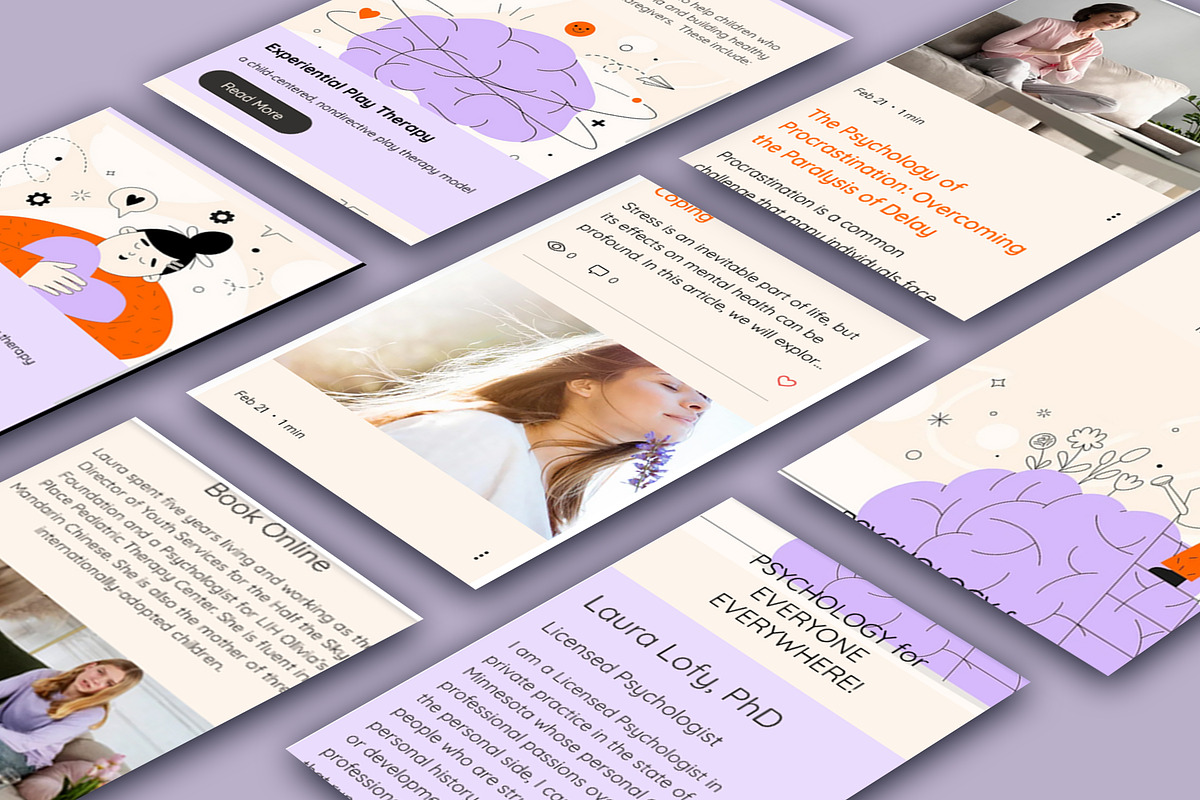 Flowerpsy - Booking Wix Template, a Wix Template by Webloom Studio - Wix (Photo 1 of 5)