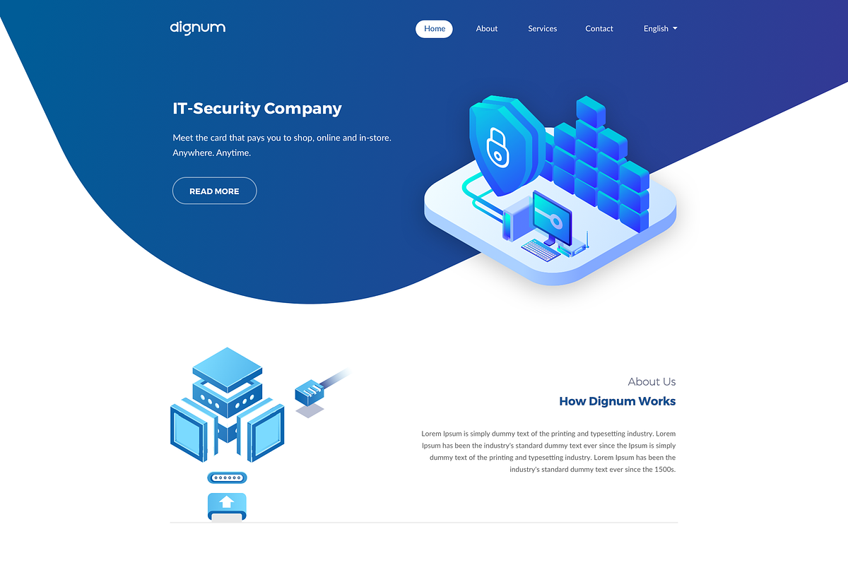 IT-Security Landing page, a Landing Page Template by zeeshanriaz55 (Photo 6 of 7)