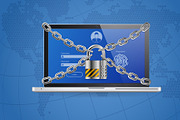 Cyber Security Isometric Concept, an Object Illustration by TAlex (Thumbnail 2 of 6)