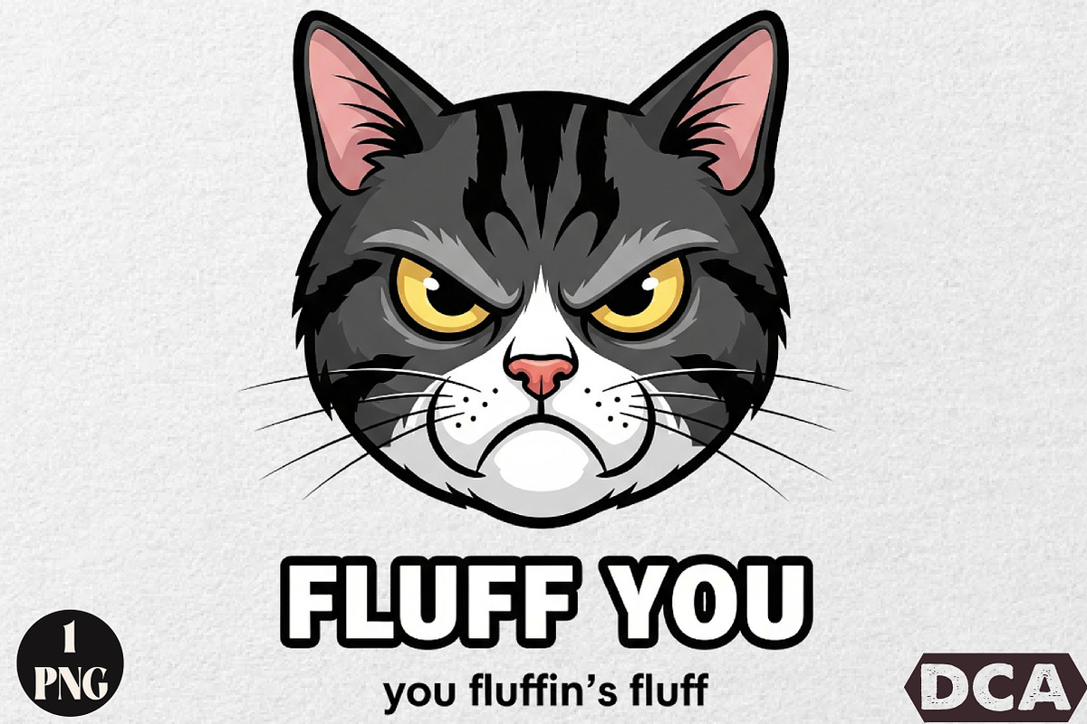 Fluff You You Fluffin's Fluff Funny, an Illustration by DreamCafeArt (Photo 1 of 6)