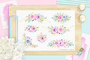 3 IN 1 PACK - Watercolor Flowers, an Illustration by Carousellerie Creative (Thumbnail 4 of 10)