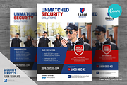 Security Company Canva Flyer, a Flyer Template by PSDPixel (Thumbnail 1 of 4)