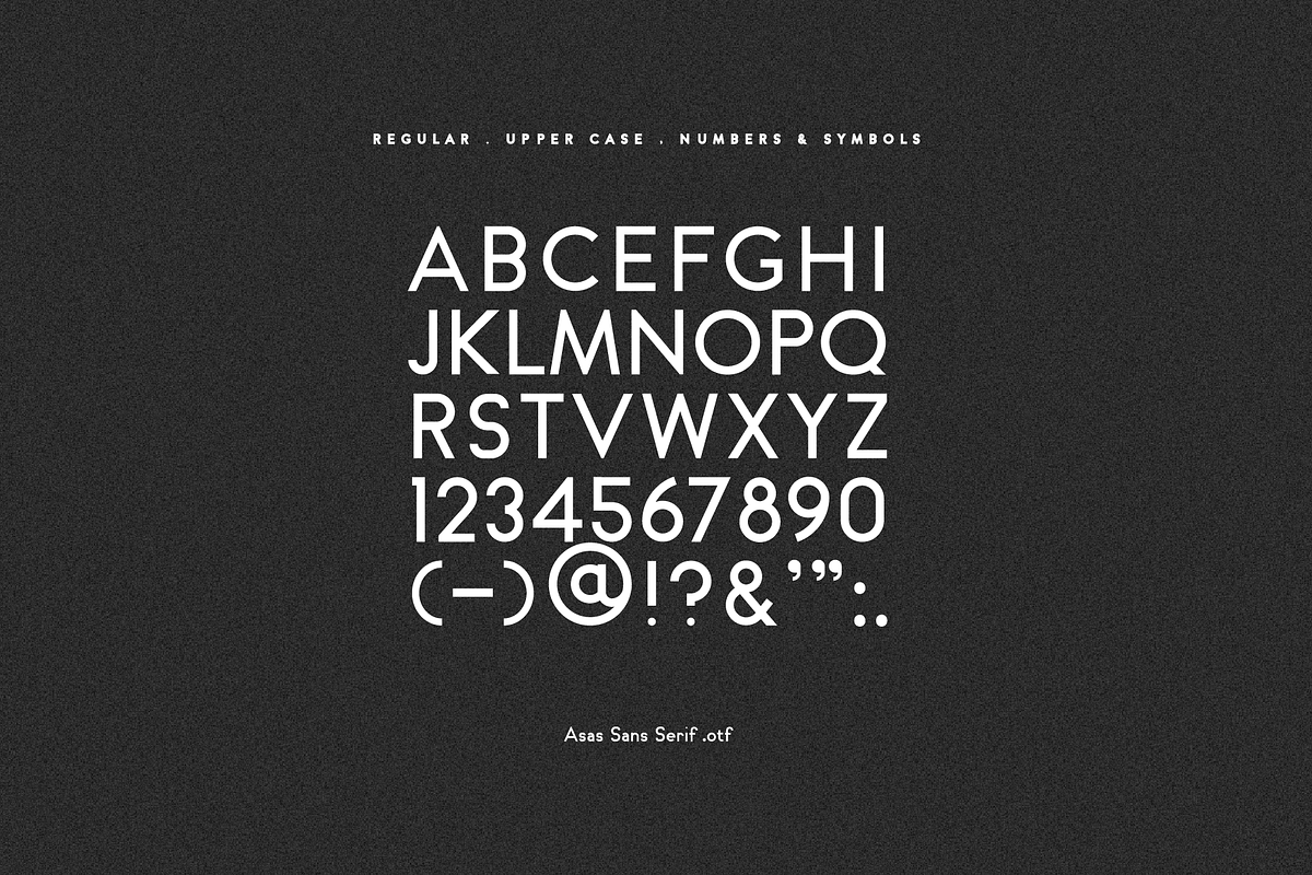 Asas Sans Serif, a Sans Serif Font by Maybe This Color (Photo 4 of 8)