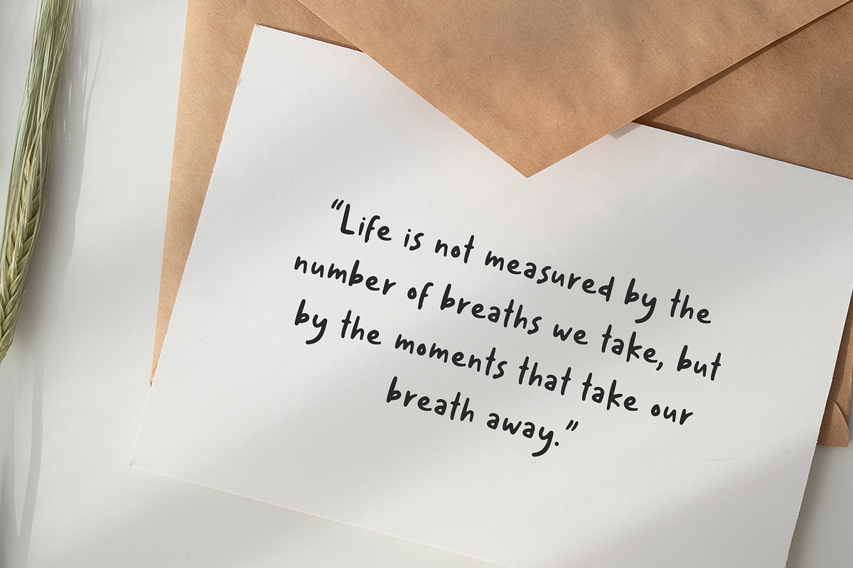 Maksimal Handwritten Font, a Sans Serif Font by Weape Studio (Photo 6 of 11)