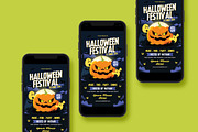 Halloween Party Flyer, a Flyer Template by Creativestoree (Thumbnail 3 of 5)