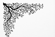 50 Tree Branch Corner Silhouette, a Decorative Illustration by Amazin_art (Thumbnail 23 of 27)