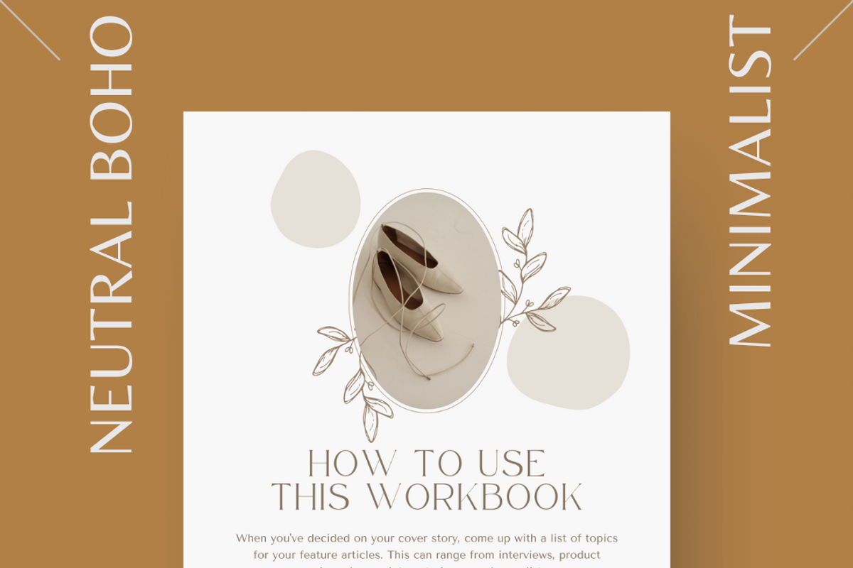 NEUTRAL BOHO WORKBOOK FOR COACHES, a Stationery Template by Local Marketing Templates (Photo 8 of 10)