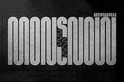 HS Monsnow - An Experimental Sans, a Sans Serif Font by Helipad Space (Thumbnail 2 of 16)
