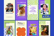 Funky Instagram Templates Bundle, a Social Media Template by Hell Yeah Designs (Thumbnail 5 of 13)
