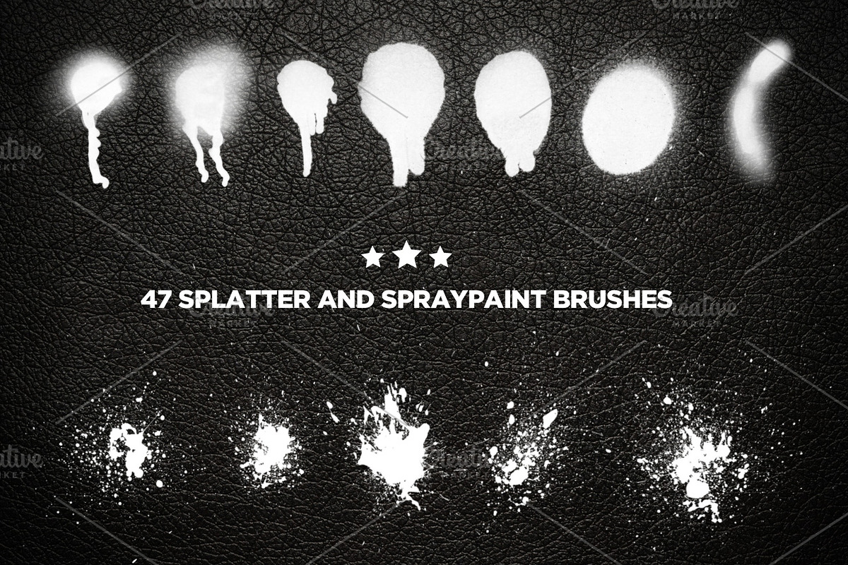 Splat & Spray Pro Brushes, a Brush Add-On by Layerform Design Co. (Photo 4 of 4)