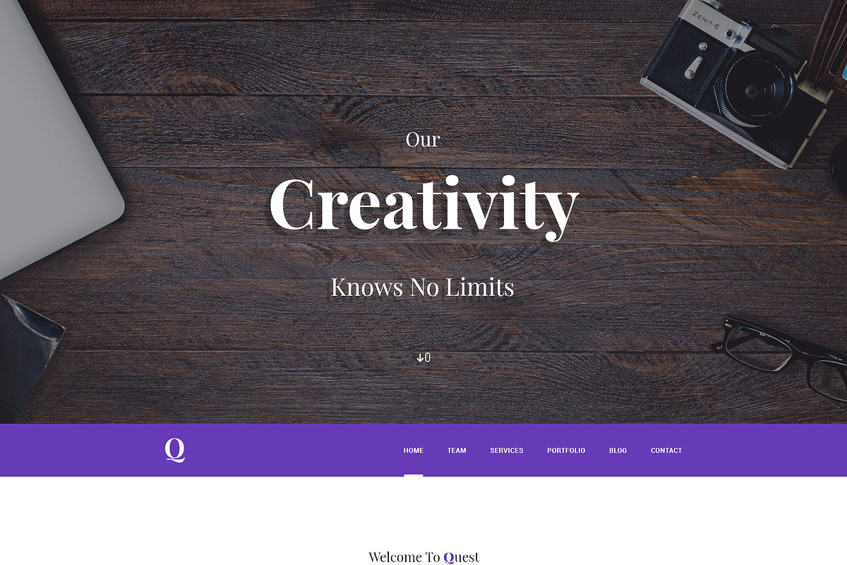 Quest - Portfolio PSD Template, a Websites & App Template by bigpsfan's SHOP (Photo 6 of 7)