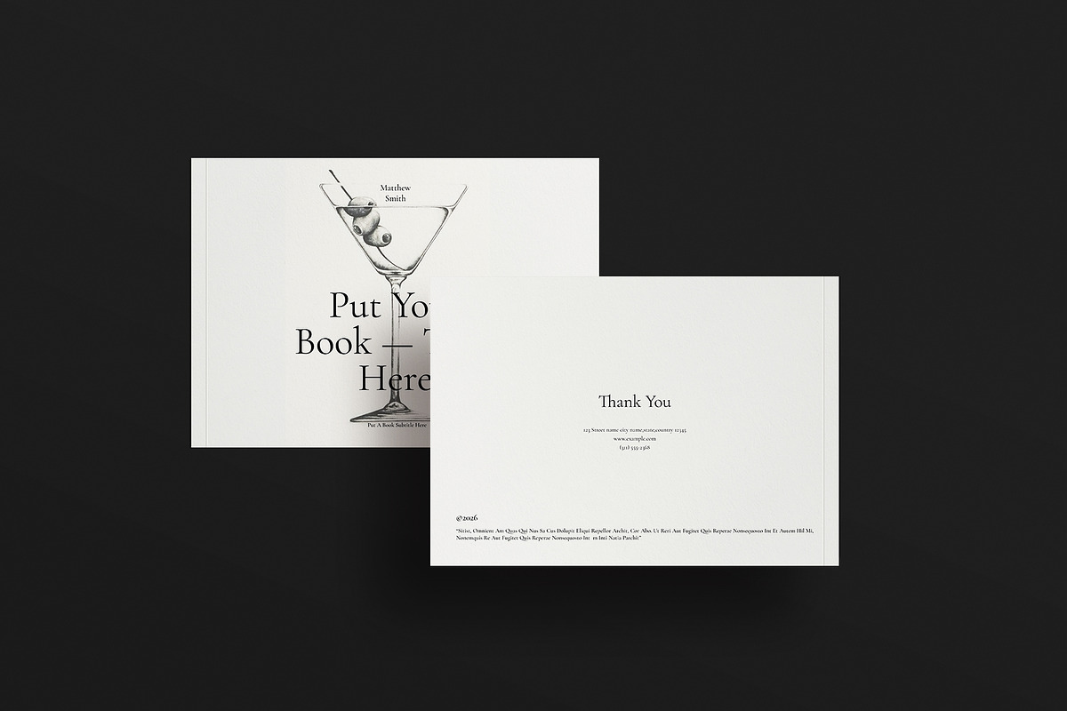 Book Title Layout Landscape Template, a Brochure Template by ArtisanaAura (Photo 23 of 23)