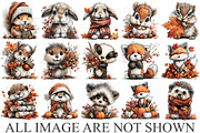 Whimsical Woodland Fall Animals PNG, a Seasonal Illustration by Canvas Craft (Thumbnail 4 of 10)