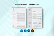 Canva Letterhead and Invoice Bundle, a Stationery Template by DesignDevisers (Thumbnail 1 of 14)