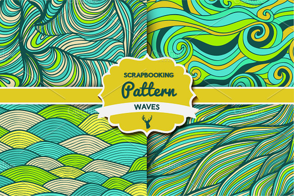 Waves pattern set 4 preview 6