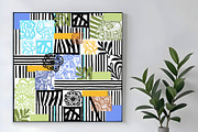 Collaged Animals, an Animal Illustration by Sharon Schwalbe (Thumbnail 1 of 5)