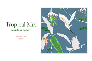 Tropical Mix Seamless Pattern