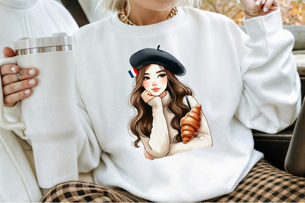Ooh LaLa Paris Watercolor Clipart, an Illustration by Sublimation Artist (Photo 4 of 6)