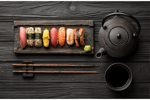A colorful set of Japanese, a Food & Drink Photo by ZinetroN