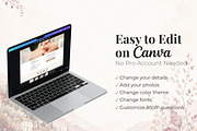 Beauty Burgundy Wedding Website, a Landing Page Template by Everyday Perfection (Thumbnail 5 of 12)