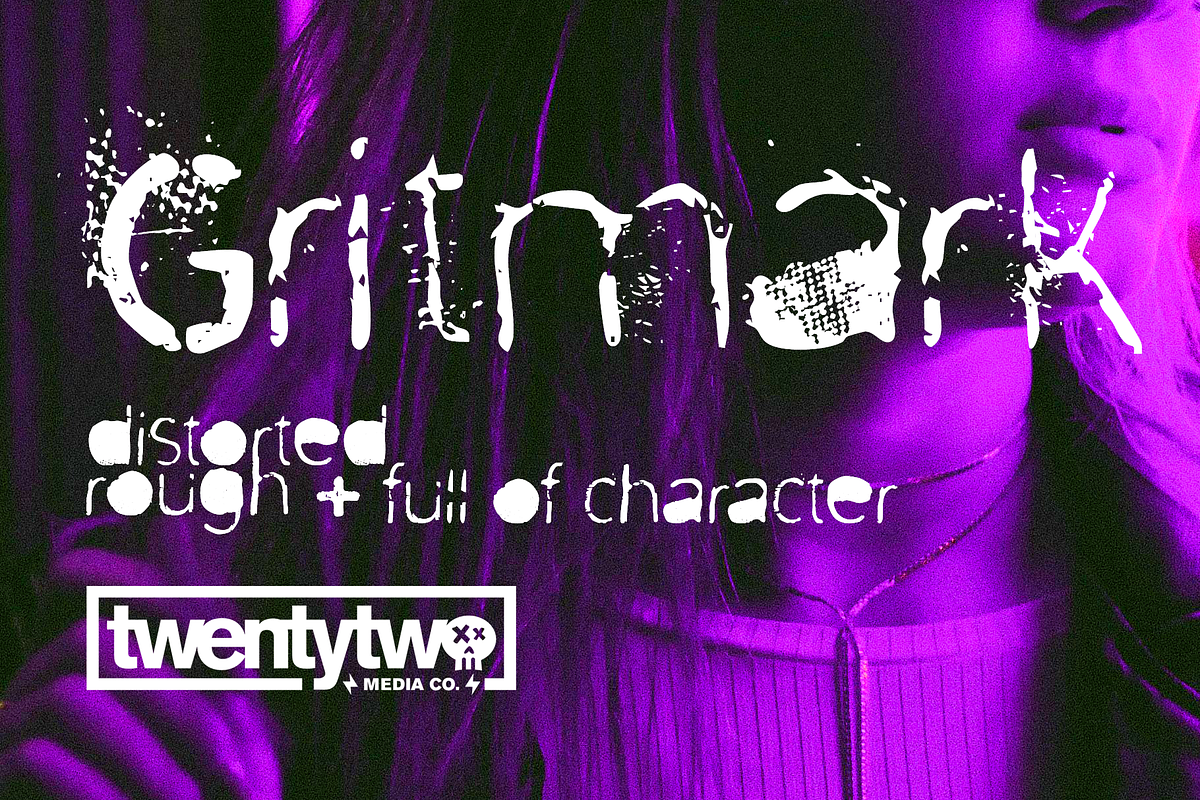 Gritmark – A Raw & Gritty Typeface, a Sans Serif Font by twentytwo media co. (Photo 5 of 5)