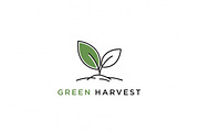 Green Harvest Logo, a Branding & Logo Template by Logocreative (Thumbnail 1 of 2)