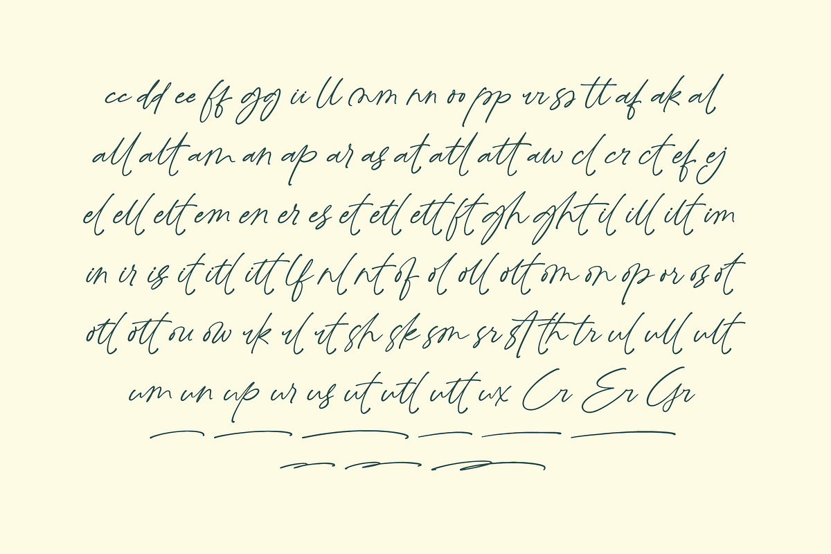 Peglastone Handwritten Ink Font, a Script Font by Letterena Studios Script (Photo 17 of 20)