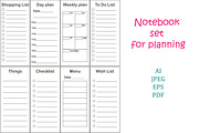 Schedule planners set, an Education Illustration by Lytvynenko Anna (Thumbnail 2 of 2)