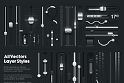 Sliders Scrollbars - Mega UI V1, an UI Kit Template by Giallo (Thumbnail 3 of 4)